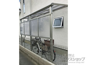 のテラス屋根 プレシオステラス F型 テラスタイプ 単体 積雪〜20cm対応 施工例