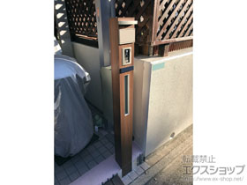 機能門柱・ポスト ファンクションユニット ウィルモダンスリム(組み合わせ例 17-E) 施工例
