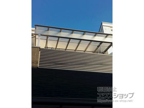 のバルコニー・ベランダ屋根 ヴェクターテラス R型 1500 屋根タイプ 単体 積雪〜50cm対応 施工例