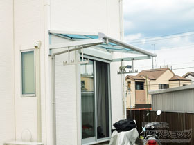 のバルコニー・ベランダ屋根 ヴェクターテラス F型 ルーフタイプ 単体積雪〜20cm対応 施工例