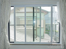 の二重窓（内窓） プラメイクEII 引違い窓 2枚建 窓タイプ 施工例