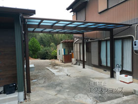 のカーポート エフルージュ ツイン 積雪〜20cm対応 施工例