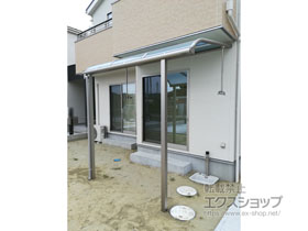 のテラス屋根 ヴェクターテラス R型 テラスタイプ 単体 積雪〜20cm対応 施工例