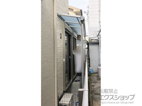 のテラス屋根 ヴェクターテラス F型 テラスタイプ 単体 積雪〜20cm対応/前面台形納まり 施工例