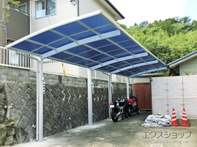 のカーポート レイナポートグラン 縦連棟　積雪〜20cm対応 施工例