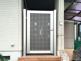 の門扉 ニューエクモアハイタイプ 3H型 片開き 施工例