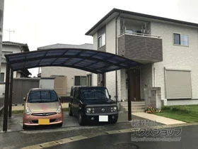 YKKAPのカーポート レイナツインポートグラン　積雪～20cm対応 施工例