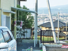 のテラス屋根 ヴェクターテラス F型 テラスタイプ 単体 積雪〜20cm対応 施工例