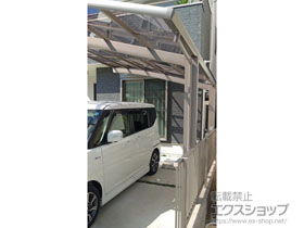 のカーポート ネスカR (ラウンドスタイル) 積雪〜20cm対応 施工例