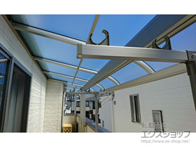 のバルコニー・ベランダ屋根 ヴェクターテラス R型 屋根タイプ 単体 積雪〜20cm対応 施工例