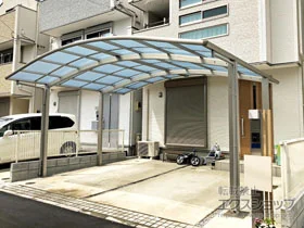 YKKAPのカーポート レイナツインポートグラン　積雪～20cm対応 施工例