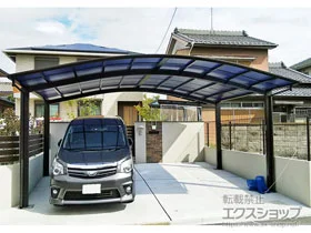 YKKAPのカーポート レイナツインポートグラン　積雪～20cm対応 施工例