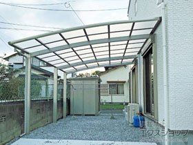 のカーポート レイナベーカポートグラン 延長　積雪〜20cm対応 施工例