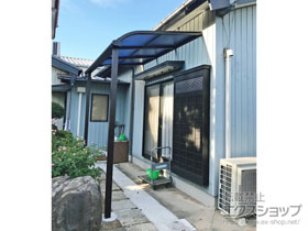 のテラス屋根 プレシオステラス R型 テラスタイプ 単体 積雪〜20cm対応 施工例