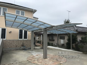 のカーポート レイナポートグラン Y合掌　積雪〜20cm対応 施工例