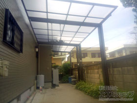 のカーポート フーゴF (フラットスタイル) 積雪〜20cm対応 施工例