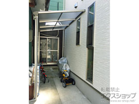 のテラス屋根 ヴェクターテラス F型 テラスタイプ 単体 積雪〜20cm対応 施工例