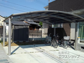 の物置・屋外倉庫 エスケーエイト SK8-50 一般型 1800×800×1940 SK8-50-GK 施工例