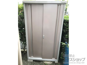 の物置・屋外倉庫 シンプリー 一般型 1100×515×1903 MJX-115E-AR 施工例