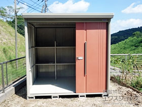 の物置・屋外倉庫 Mr.ストックマンダンディ 一般型 2200×1922×2110（ND-2219） ND-2219-T 施工例