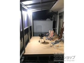 のテラス屋根 プレシオステラス F型 テラスタイプ 単体 積雪〜20cm対応 施工例