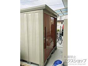 の物置・屋外倉庫 Mr.ストックマンダンディ 一般型 2200×1222×2110 ＮＤ-2212-T 施工例