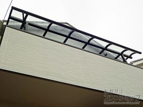 のバルコニー・ベランダ屋根 パワーアルファ RB型 屋根タイプ 単体 積雪〜30cm対応 施工例