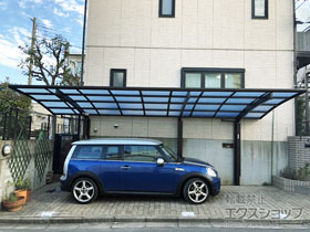 のカーポート レイナポートグランZ 延長　積雪〜20cm対応 施工例