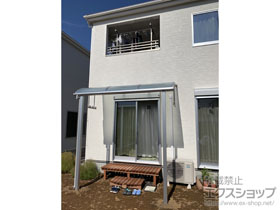 テラス屋根 ヴェクターテラス R型 テラスタイプ 単体 積雪〜20cm対応 施工例