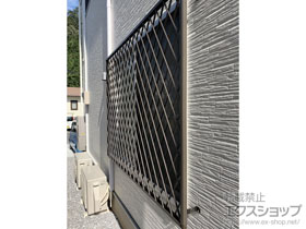 面格子 アルミ面格子 ヒシクロス 施工例