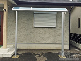 のテラス屋根 ヴェクターテラス R型 テラスタイプ 単体 積雪〜20cm対応 施工例