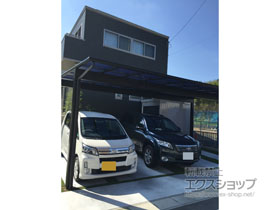 のカーポート エフルージュ トリプル 積雪〜20cm対応 施工例