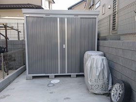 の物置・屋外倉庫 ネクスタ 一般型 2630×2630×2375（NXN-70H） NXN-70H-PG 施工例