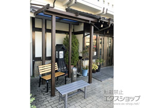 のテラス屋根 ナチュレ 独立収まり 単体 積雪〜20cm対応 施工例