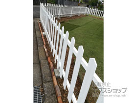 のフェンス・柵 ララミー 1型 フリー支柱タイプ 施工例