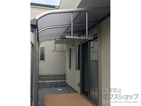 のテラス屋根 ヴェクターテラス R型 テラスタイプ 単体 積雪〜20cm対応 施工例