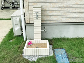 の立水栓・ガーデンシンク フレウススタンド 施工例