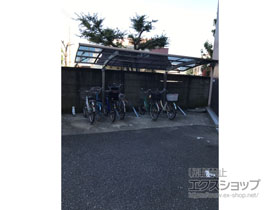 のサイクルポート・駐輪場 レイナポートグランミニ 積雪〜20cm対応 施工例