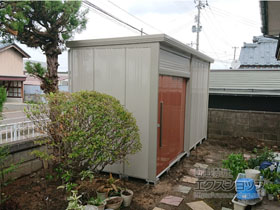 の物置・屋外倉庫 Mr.トールマンダンディ 多雪型 結露減少型 4415×1922×2570（JN-SZ4419） JN-SZ4419-T 施工例