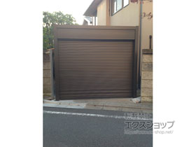 のガレージシャッター シングルシャッターS型 Fタイプ 施工例