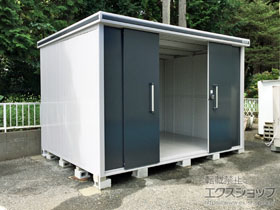 の物置・屋外倉庫 エルモ 一般型 3620×2570×2356（LMD-3625H） LMD-3625H-SM 施工例