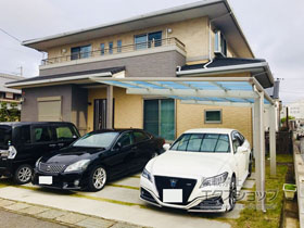 のカーポート エフルージュグラン　積雪〜20cm対応 施工例