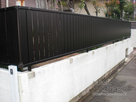 のフェンス・柵 【A】シャトレナ 2型 フリー支柱タイプ 施工例