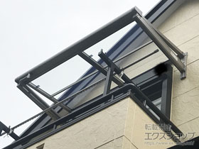 のバルコニー・ベランダ屋根 スピーネ F型 ルーフタイプ 単体 積雪〜20cm対応 施工例