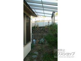 のテラス屋根 スピーネ F型 テラスタイプ 単体 積雪〜20cm対応 施工例