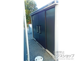 の物置・屋外倉庫 エルモ 積雪型 2920×1520×2120 LMDS-2915-SM 施工例