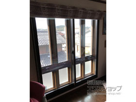 の二重窓（内窓） インプラス ダストバリア仕様 引違い窓 3枚建（外内外仕様） 施工例