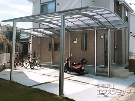 YKKAPのカーポート レイナツインポートグラン　積雪～20cm対応 施工例