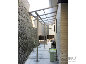 のテラス屋根 ヴェクターテラス F型 テラスタイプ 連棟 積雪〜20cm対応 施工例