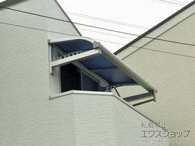 のバルコニー・ベランダ屋根 ヴェクターテラス R型 ルーフタイプ 単体 積雪〜20cm対応 施工例